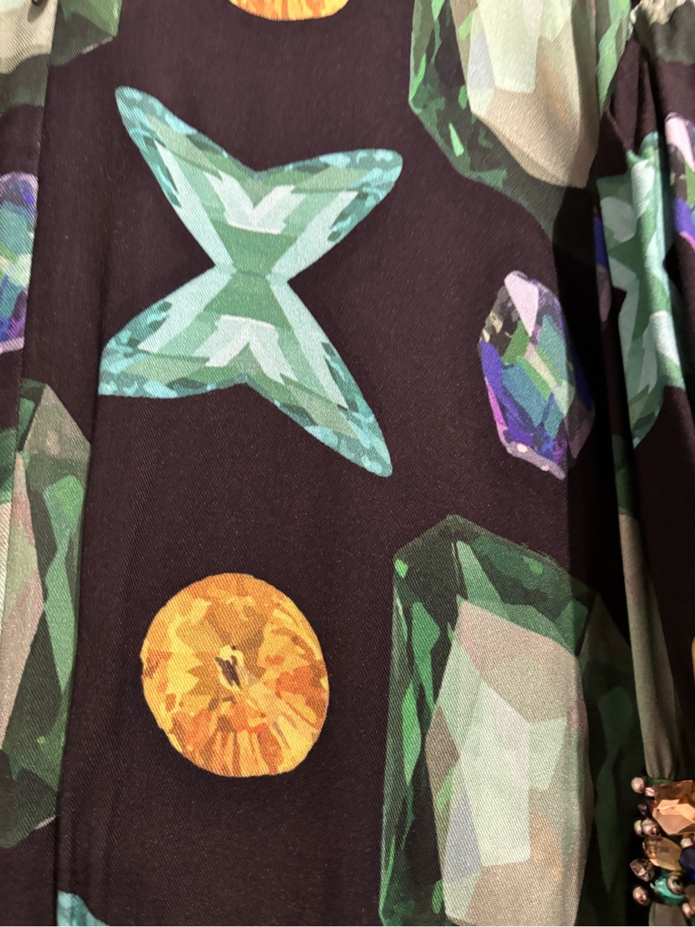 Sassy Jones Gemma Luxe Jeweled Jumpsuit New - Picture 10 of 11